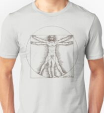 Vitruvian man by Leonardo Da Vinci Unisex T-Shirt