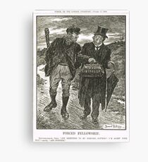 Socialism & Old Liberalism Punch 1909 Canvas Print
