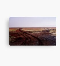 Two Roads Two Roos and too Far Canvas Print