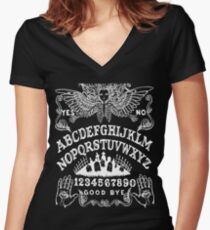 Angel of Death Ouija Women's Fitted V-Neck T-Shirt