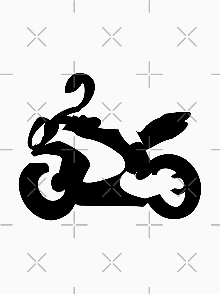 Motorbike and Rider Vector by tribbledesign