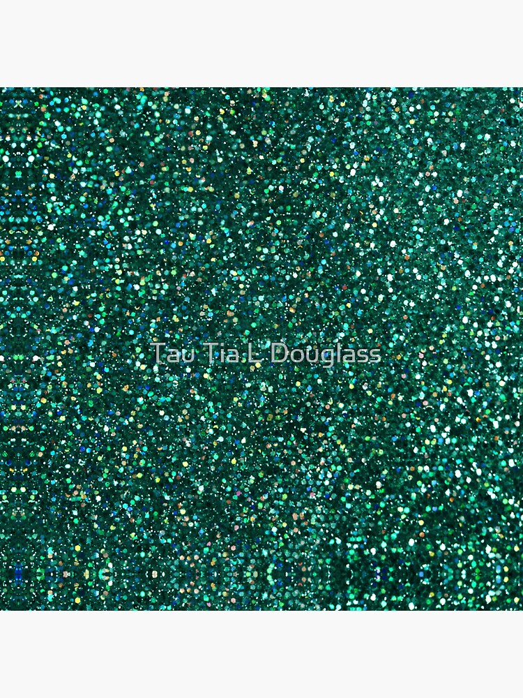 Sparkly Jade Green Peacock Glitter by PurplePeacock