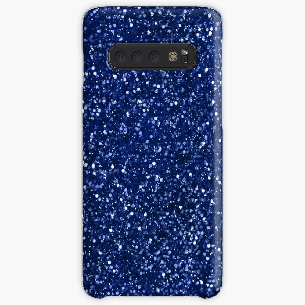 Sparkly blue Glitter Case & Skin for Samsung Galaxy