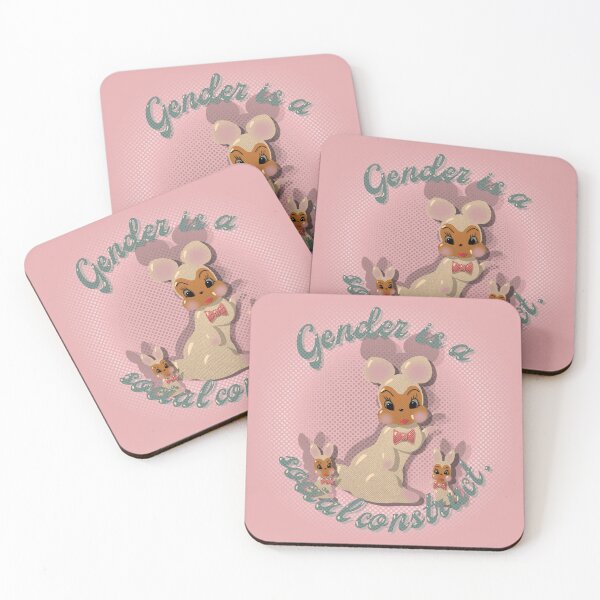 Gender is a Social Construct Coasters (Set of 4)