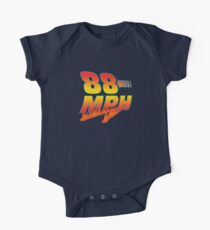 88MPH + Flames One Piece - Short Sleeve