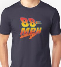 88MPH + Flames Unisex T-Shirt