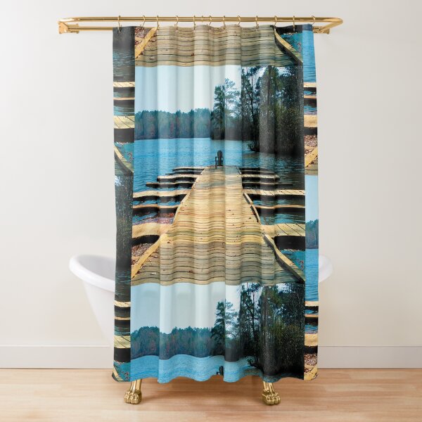 End of Pier Shower Curtain