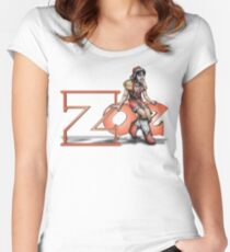 Zoe 01 Women's Fitted Scoop T-Shirt