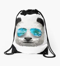 Cooler Strand Panda Rucksackbeutel