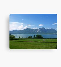Moon Lake Canvas Print