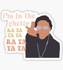 Tik Tok I'm In the Ghetto Sticker