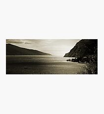 View above Lake Garda, Italy Photographic Print