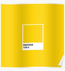 PANTONE Yellow Poster