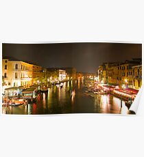 Four Seconds in Venice - view from the Ponte di Rialto Poster
