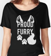 PROUD FURRY Women's Relaxed Fit T-Shirt