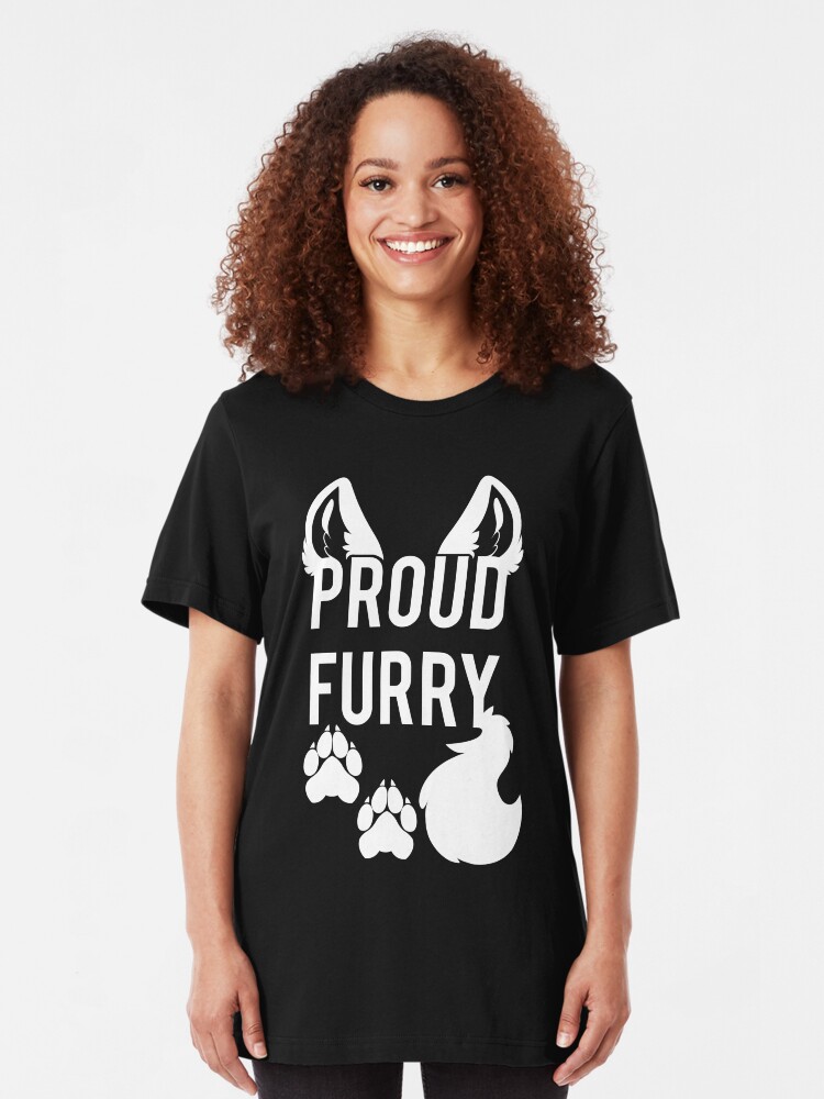 "PROUD FURRY" T-shirt by 8Bit-Paws | Redbubble