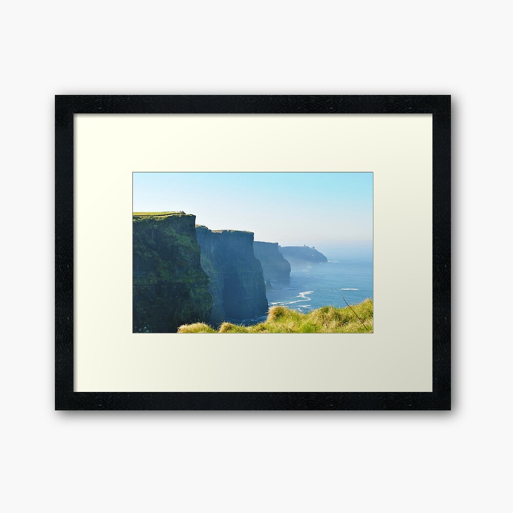 "Cliffs of Moher, Ireland" Framed Art Print by janor Redbubble