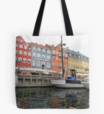 Copenhagen canal Tote Bag