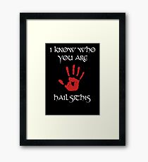 PSST Framed Print