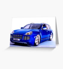 Porsche Cayenne Grußkarte