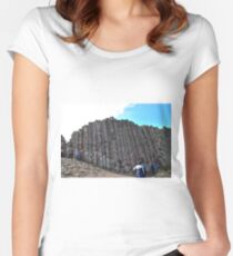 Basalt Pillars Women's Fitted Scoop T-Shirt