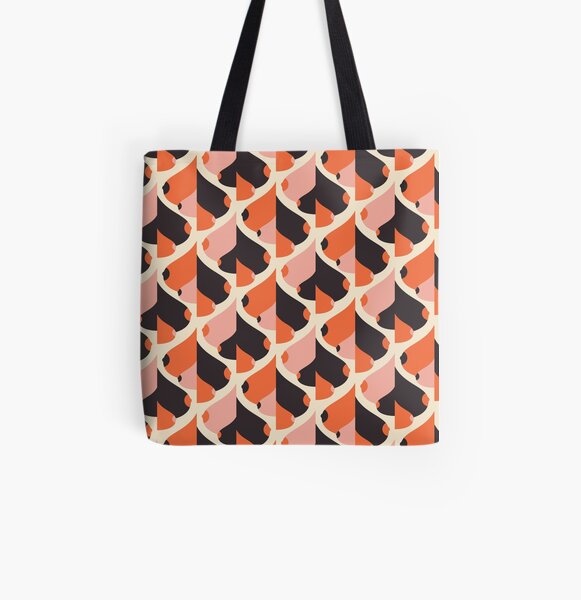 Boobies All Over Print Tote Bag