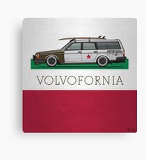 Volvofornia Slammed Volvo 245 240 Wagon California Style Canvas Print