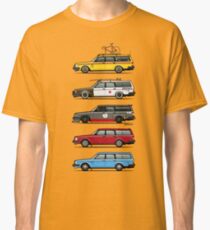 Stack of Volvo 200 Series 245 Wagons Classic T-Shirt