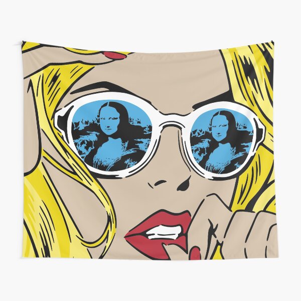 Mona Lisa Reflections Blonde Tapestry