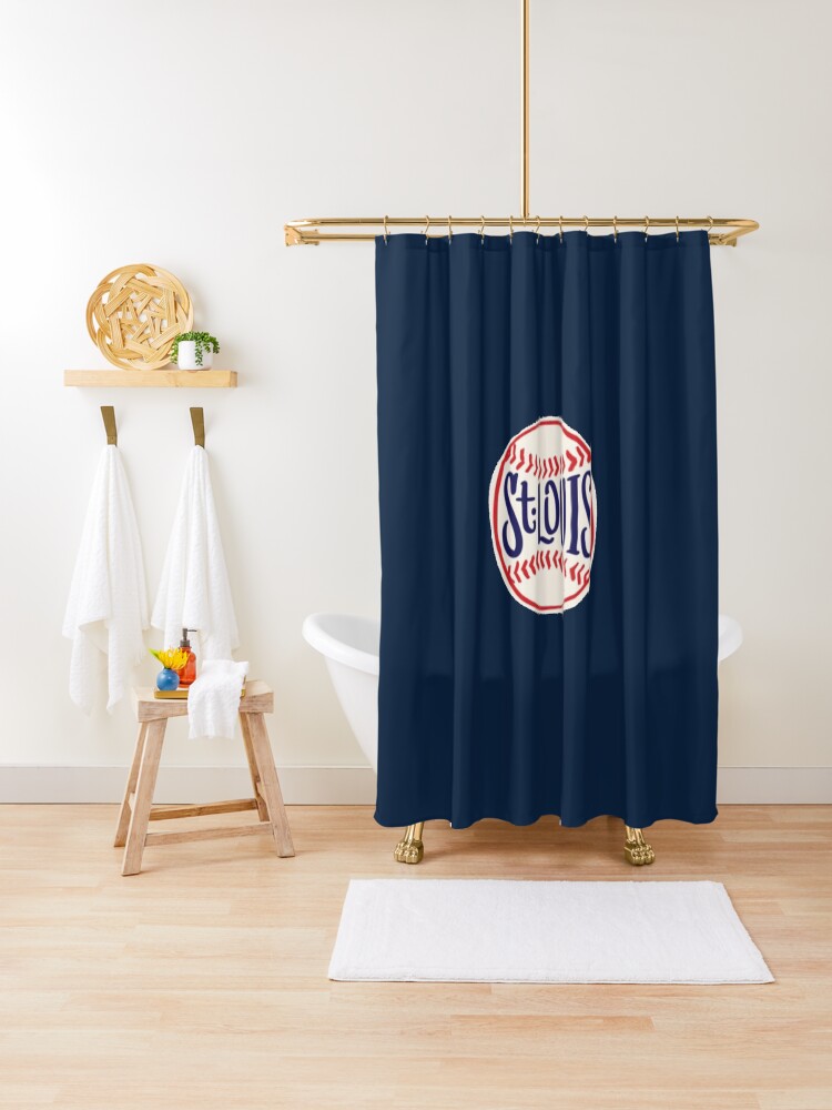 St Louis Cardinals Baseball Shower Curtain By Moreawesometees