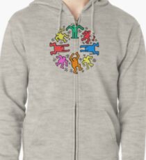 Keith Haring Zipped Hoodie