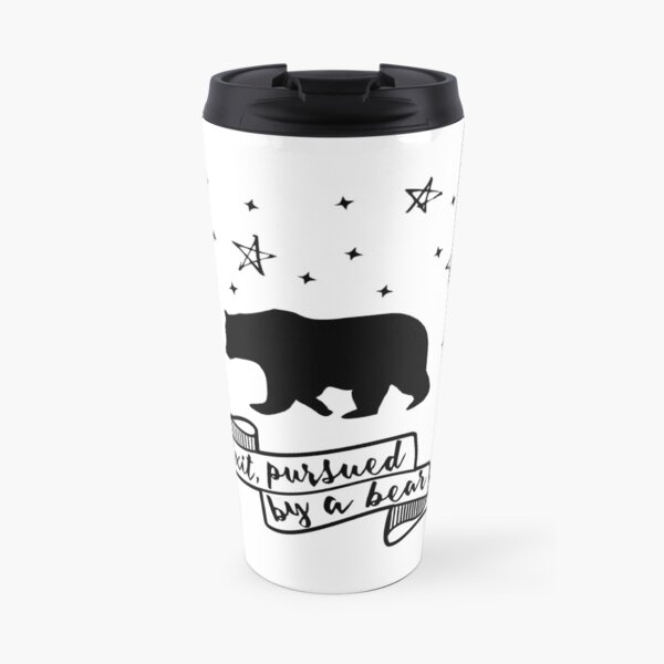 'Exit, pursued by a bear' - A Winter's Tale Shakespeare quote Travel Mug