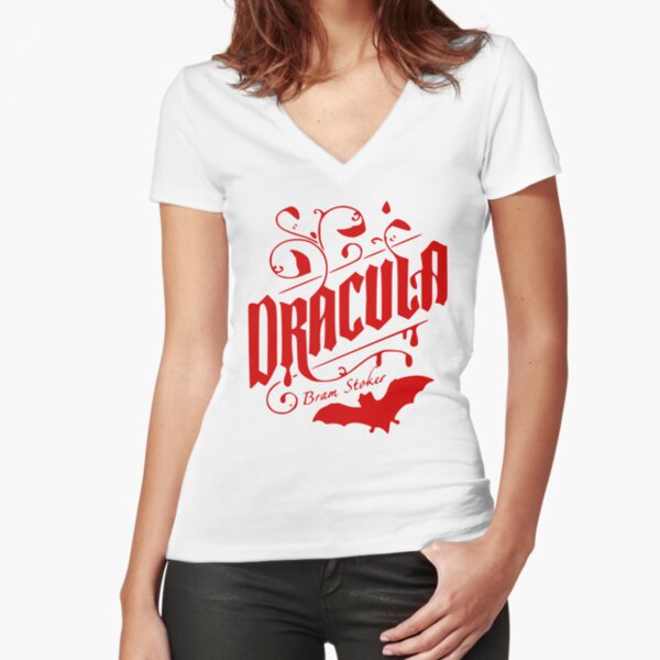 Dracula - Bram Stoker Fitted V-Neck T-Shirt