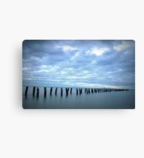 Old jetty, Clifton Springs Canvas Print