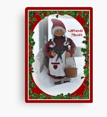 Christmas - poster Canvas Print