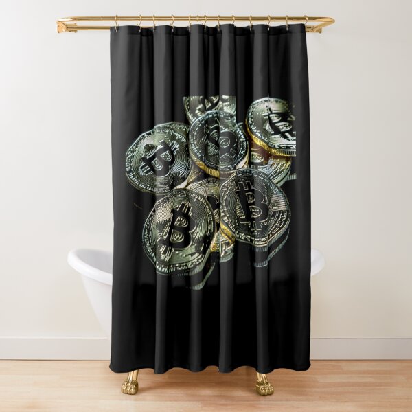 Bitcoin Shower Curtain