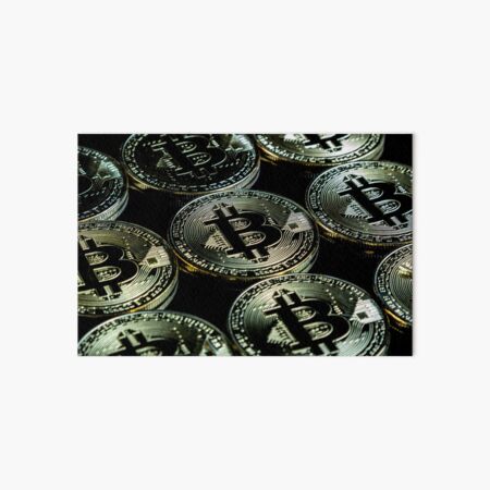 Bitcoins Art Board Print