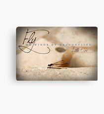 Fly On Wings of Dragonflies, Little One Metal Print