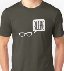 White Blerg Unisex T-Shirt