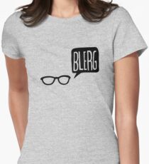 BLERG! Women's Fitted T-Shirt