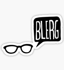 BLERG! Sticker