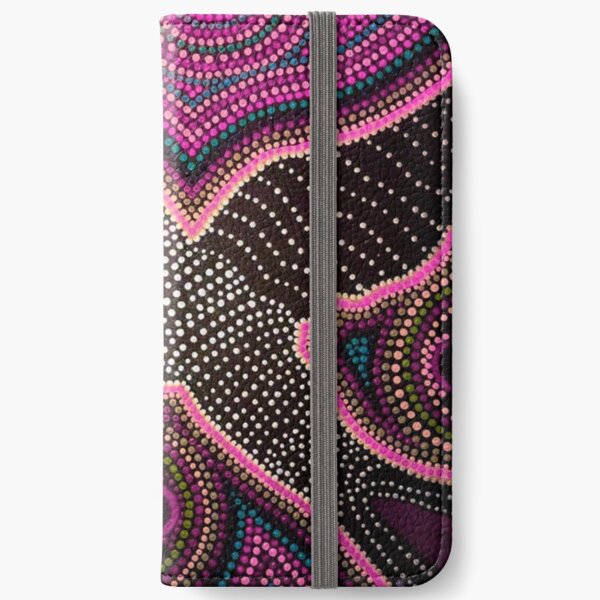 Black cockatoo - pink dreaming iPhone Wallet