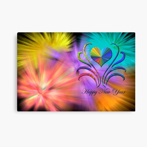 Happy New Year Canvas Print