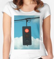 Red Light Women's Fitted Scoop T-Shirt