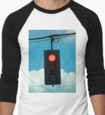 Red Light Men's Baseball ¾ T-Shirt