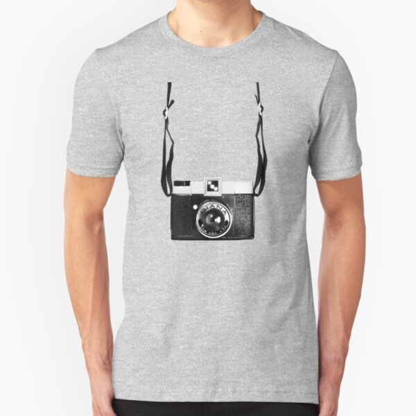 Vintage Camera Diana Plastic Toy Lomo 120 Film Slim Fit T-Shirt