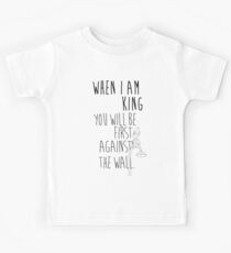 "When I am King, you will be first against the wall." Radiohead - Dark Kids Tee