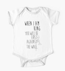 "When I am King, you will be first against the wall." Radiohead - Dark One Piece - Short Sleeve