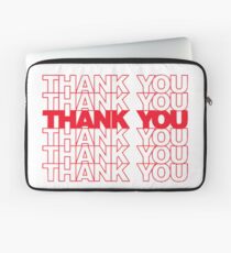 Thank You Plastic Bag Laptop Sleeve