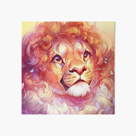 Curly Friend Art Board Print
